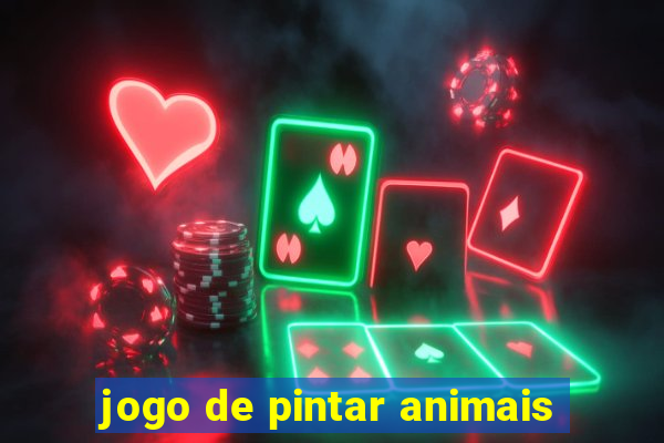 jogo de pintar animais